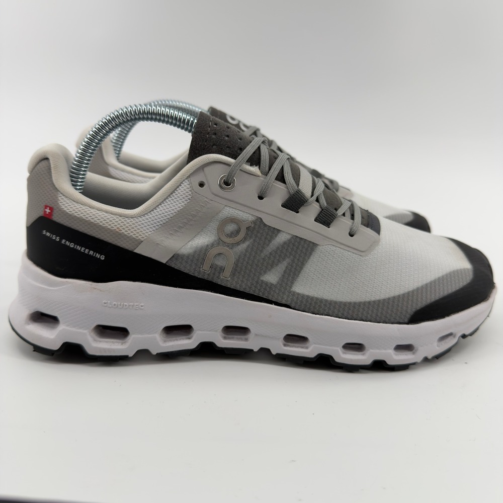 On Running Cloudvista Glacier Black Running Shoes Mens 8 Trail Sneakers